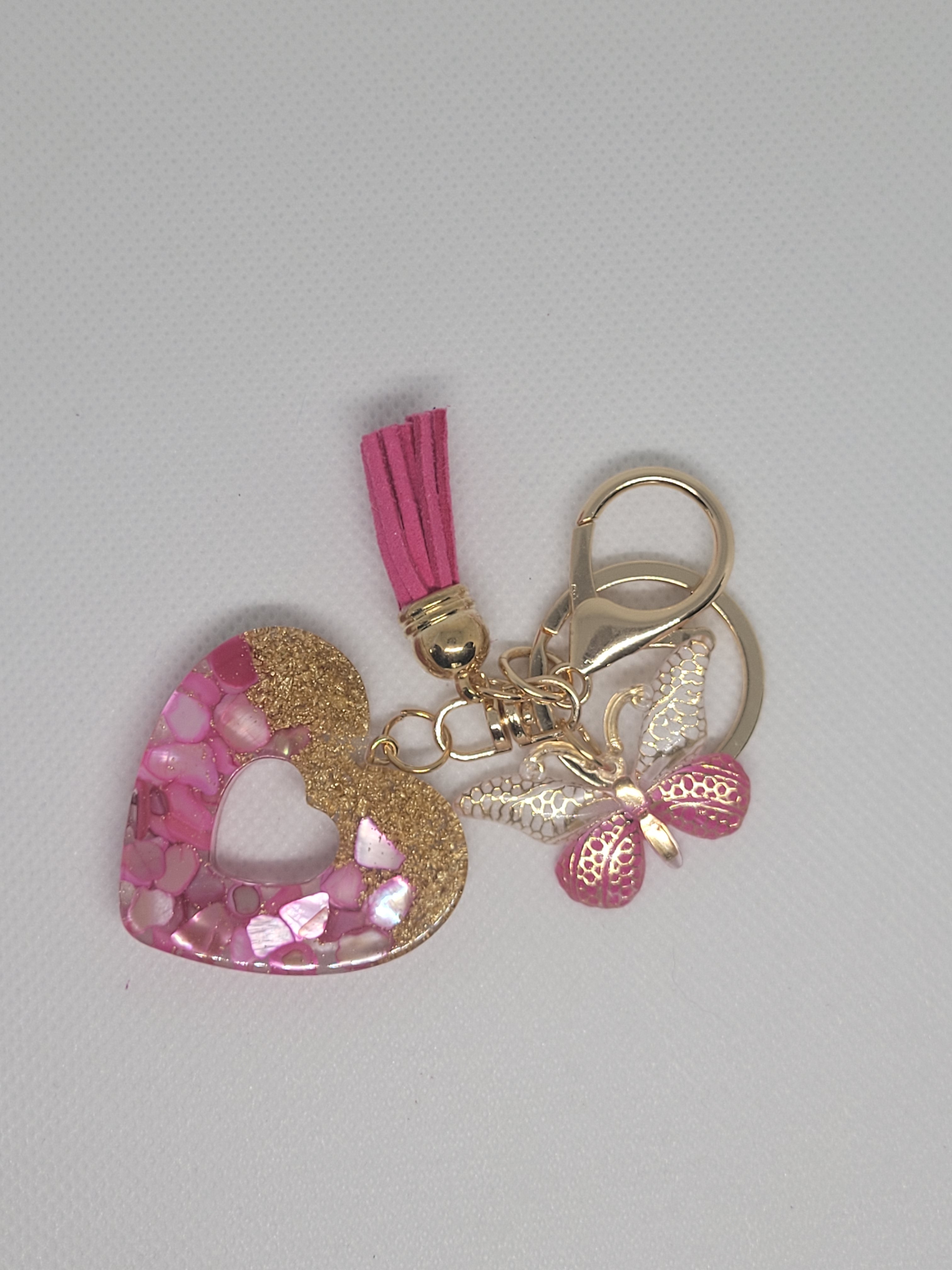 Heart keychain