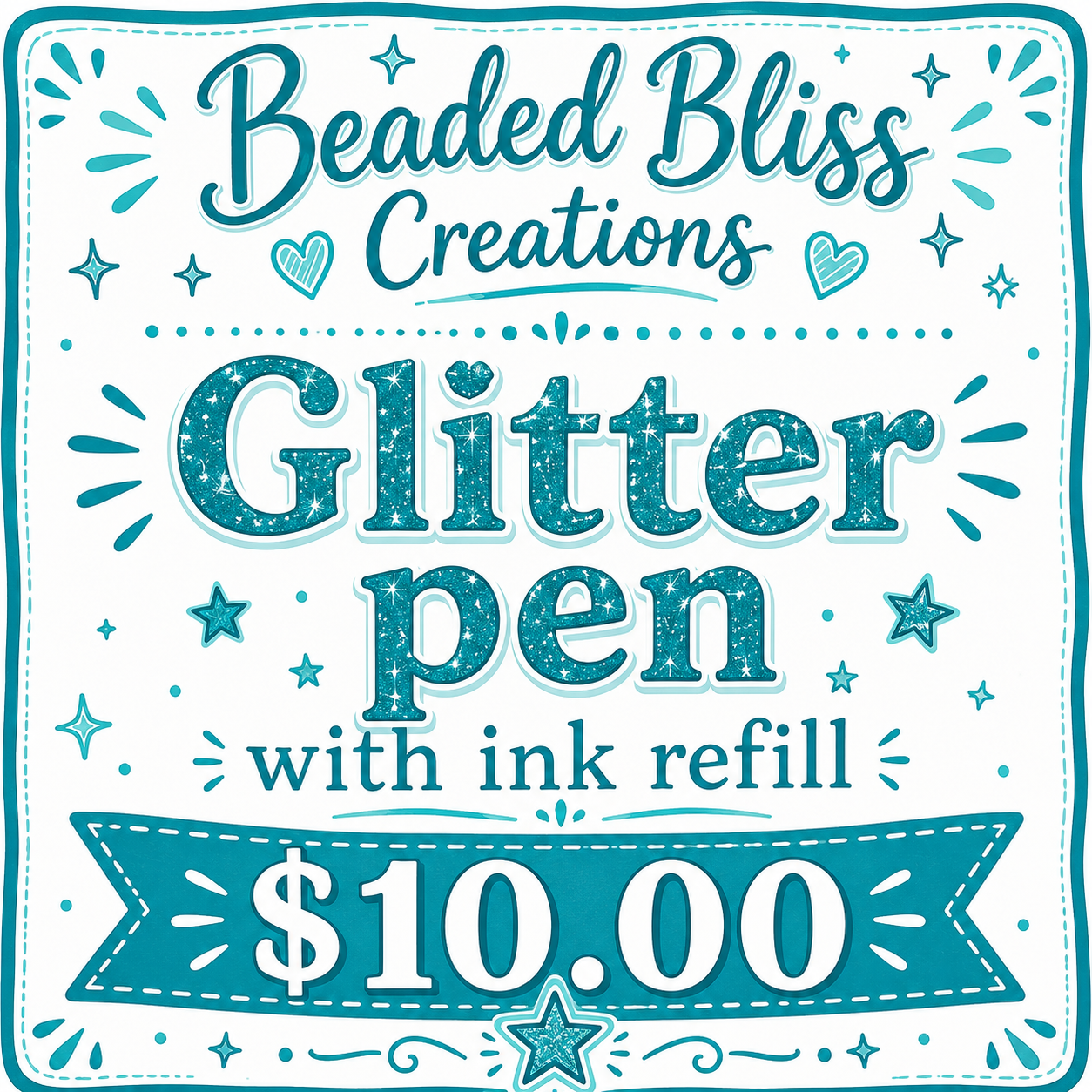 Glitter pen